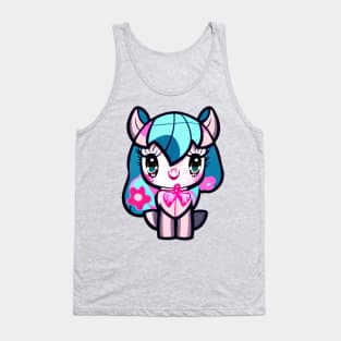 A CUTE KAWAI Pony girl Tank Top